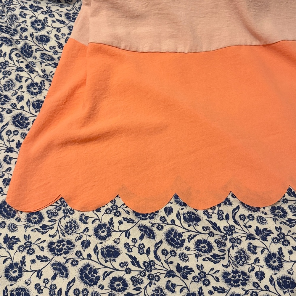 Pink Lily Color Block Tank Top - Cream, Pink, and Coral - Picture 6 of 6